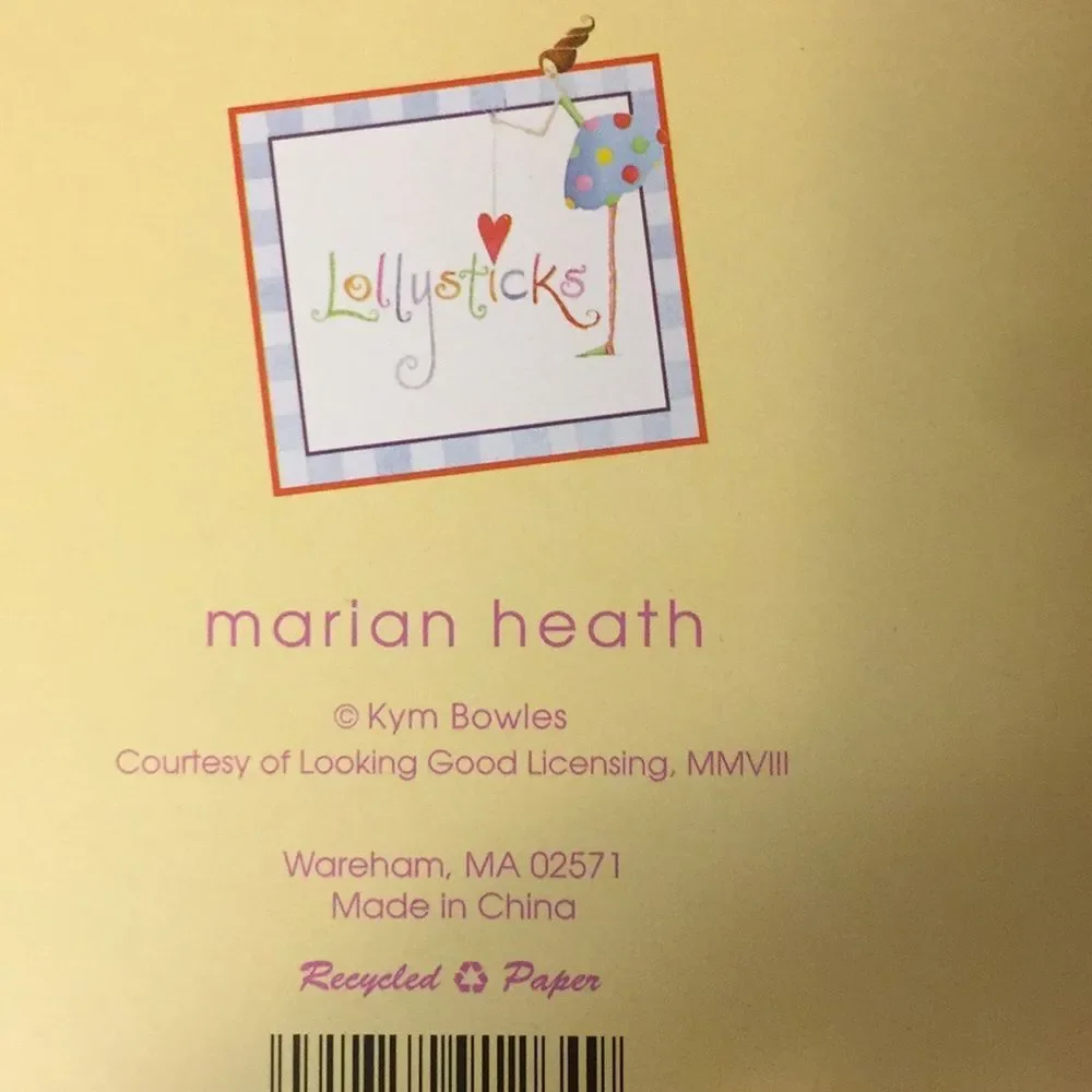 Lollysticks 10 Note cards and envelopes.
